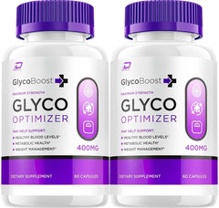 (2 Pack) Glyco Boost Blood Support Supplement – Glyco Optimizer Pills Max Strength 120 Capsules