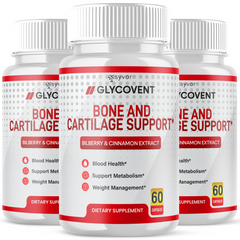 Glycovent Bone and Cartilage Advanced Mobility Supplement (3 Pack - 180 Capsules)