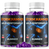 Image of (2 Pack) Storm Hammer Male Gummys Advanced StormHammer Max Vitamin 120 Gummies