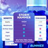 Image of (2 Pack) Storm Hammer Male Gummys Advanced StormHammer Max Vitamin 120 Gummies