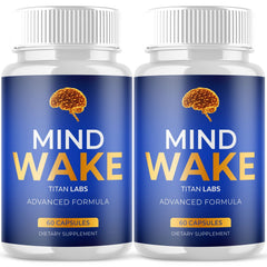 (2 Pack) Mind Wake Pills - Brain Health & Cognitive Support Supplement 120 Capsules