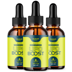 Lipo Boost Drops Advanced Formula Health & Fitness Supplement 180 Servs (3 Pack)