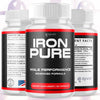 Image of (5 Pack) Iron Pure Advanced Male Pills Formula IronPure Supplement 300 Capsules