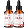 Image of (2 Pack) Glitril Drops Advanced Blood Support Supplement Gli Tril 60 Servings
