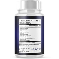 (3 Pack) Pineal Force Nootropic Natural Brain Formula PinealForce 180 Capsules