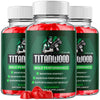Image of (3 Pack) Titanwood Gummy Advanced Male Support Supplement Titan Wood 180 Gummies