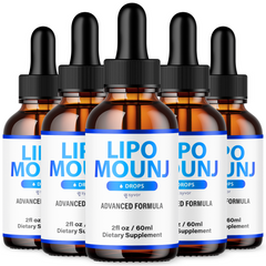 Lipo Mounj Drops Advanced Formula Support Supplement (5 Pack)