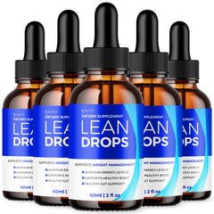 Lean Drops for Weight Loss, Advanced LeanDrops Fat-Burning Formula (5 Pack)