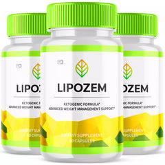 Lipozem Supplement Pills (3 Pack-180 Capsules)