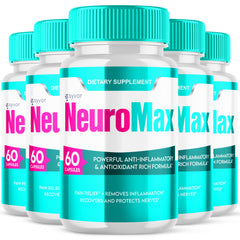 (5 Pack) NeuroMax Pills Natural Formula Brain Supplement 300 Capsules