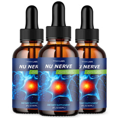(3 Pack) Nu Nerve Drops Advanced Nerve Health Support Vitamin NuNerve 90 Serves
