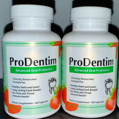 ProDentim Supplement Pills for Teeth And Gums Health (2 Pack - 120 Capsules)