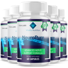(5 Pack) Neuro Pure Nootropic Natural NeuroPure Brain Supplement 300 Capsules