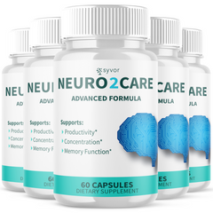 Neuro2Care Nootropic Formula Brain Supplement Neuro 2 Care (5 Pack - 300 Capsules)