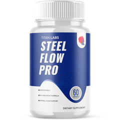 (1 Pack) Steel Flow Pro Advanced Male Support Vitamin SteelFlowPro 60 Capsules