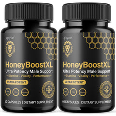 (2 Pack) Honey Boost XL Advanced Male Support Pill HoneyBoostXL Vitamin 120 Capsules