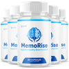 Image of (5 Pack) Memo Rise Advanced Nootropic Formula Brain Supplement MemoRise 300 Capsules