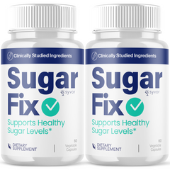 Sugar Fix Blood Balance Advanced Support Glycogen Vitamin (2 Pack-120 Capsules)