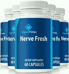 Nerve Fresh Advanced Cognitive Pills for Nerve Health &amp; Function (5 Pack-300 Capsules)