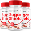 Image of Sugar Shield Blood Support, Sugar Shield Blood Flow 180 Capsules (3 Pack)