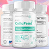 Image of (5 Pack) CelluFend Blood Pills Advanced Support Cellu Fend Formula 300 Capsules