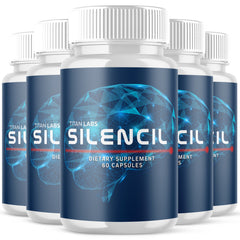 (5 Pack) Silencil Supplement Pills 300 Capsules