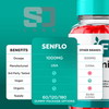 Image of Senflo Digestive Support Gummies Advanced Gut Health Balance Supplement (3 Pack-180 Gums)