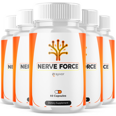 (5 Pack) NerveForce Nootropic All Natural Nerve Force Supplement 300 Capsules