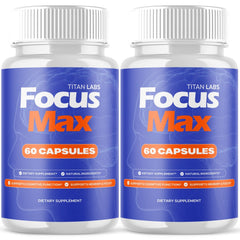 (2 Pack) Focus Max Pill Nootropic Natural Brain Supplement FocusMax 120 Capsules