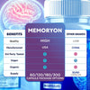 Image of (3 Pack) MemoryOn Pill Nootropic Natural Brain Supplement Memory On 180 Capsules