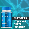 Image of Alphacur Advanced Nerve Support Formula Maximum Strength Vitamin 120 Capsules