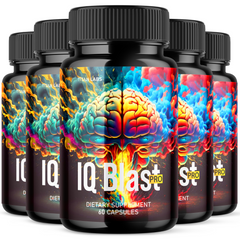 IQ Blast Pro Brain Supplement Enhance Cognitive Function and Clarity (5 Pack)