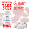 Image of Gluco Gold Blood Balance Glycogen Supplement Pills (2 Pack - 120 Capsules)