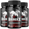 Image of (3 Pack) Rhinox X Advanced Male Support Pills RhinoxX Supplement 180 Capsules