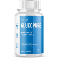 (1 Pack) Glucopure Advanced Blood Health Support Supplement Gluco Pure 60 Capsules