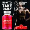 Image of (2 Pack) Jellythin ACV Gummys 1000MG Advanced Jelly Thin Supplement 120 Gummies