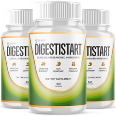 Digestistart Probiotic Formula Enhance Digestive Function 180 Capsules (3 Pack)