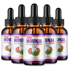 (5 Pack) Mounja Burn Drops For Weight Loss - Mounja Burn Diet Drops (10oz)