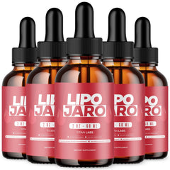 (5 Pack) LipoJaro Drops Advanced Health & Fitness Formula Lipo Jaro 150 Servings