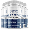 Image of Neuro Tech IQ Brain Supplement, Neuro Tech Focus Formula (5 Pack-300 Capsules)