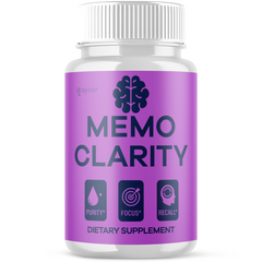 Memo Clarity Nootropic All Natural Formula Brain Supplement 60 Capsules