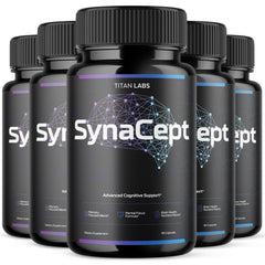 (5 Pack) SynaCept All Natural Brain Supplement Syna Cept 300 Capsules
