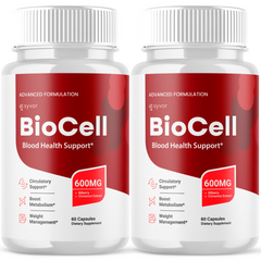 BioCell Blood Health Support Bio Cell Glycogen Vitamin (2 Pack-120 Capsules)