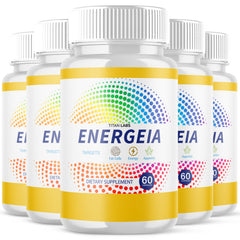 (5 Pack) Energeia Pills Advanced Energy & Fitness Formula Supplement 300 Capsules