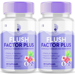 Flush Factor Plus Supplement Pills (2 Pack 120 Capsules)