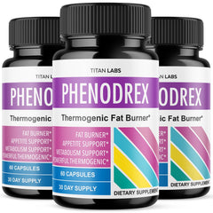 (3 Pack) Phenodrex Advanced Energy & Fitness Formula Supplement Pheno Drex 180ct