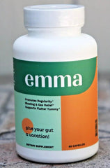 Image of Emma Relief Supplement Pills Konsciens Keto for Gut Bloating 60 Capsules Exp 2026