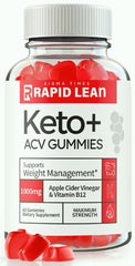 Rapid Lean Keto + ACV Maximum Strength Gummies for Weight Loss 60 Gummies