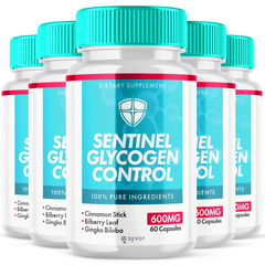 Sentinel Glycogen Pills Advanced Glycogen Max Support Supplement (5 Pack-300 Capsules)
