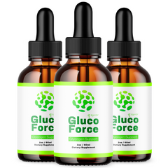 Gluco Force Blood Support Drops Advanced Vitamin Supplement 2ML (3 Pack)